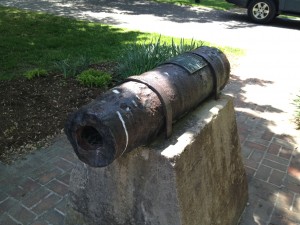 6-pounder cannon used in the defense of St. Michaels, MD.