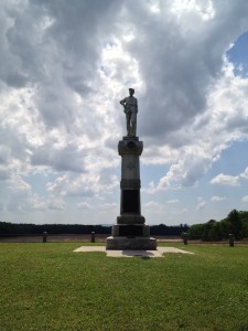 Monument to 14th NJ near Monocacy Junction.