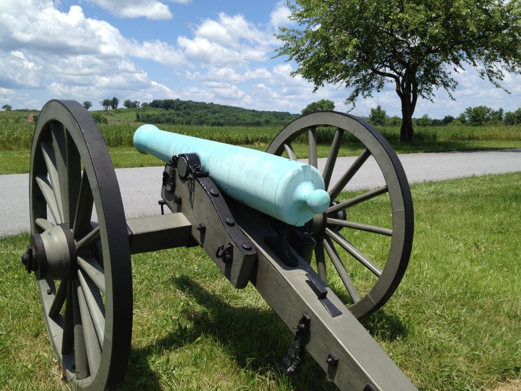 Rear view of the Model 1857 12-pounder.
